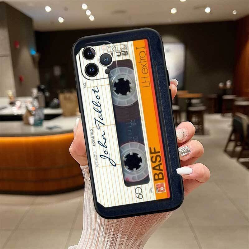 Cassette Vintage Tape Phone Case for Redmi Note 12 12S 12C 13 13C 13R 14 14S 14R 14C 11A 13X A3 A3X A4 A5 Pro Max Plus