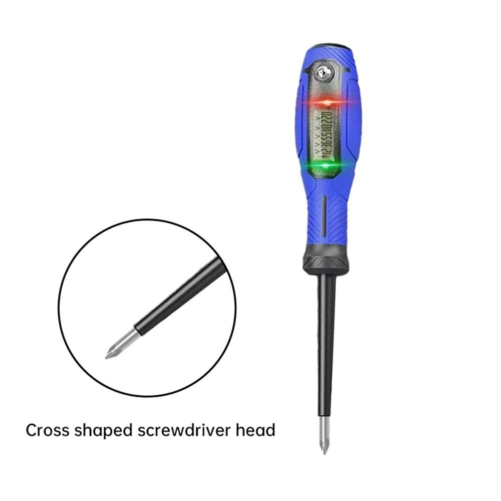 12-220V Non-Contact Screwdriver Voltage Tester Pen LCD Display Screen Voltmeter Detector Electrical Pen Voltage Indicator