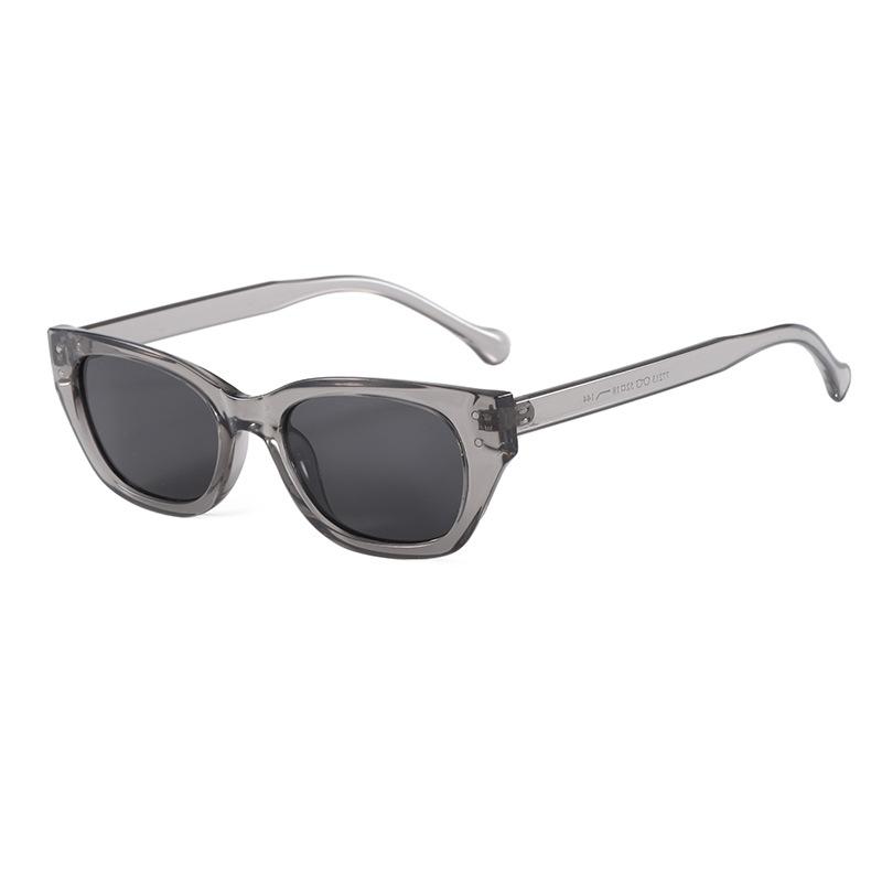 New American retro sunglasses street shooting travel concave sunglasses classic square rice nail sunscreen glasses