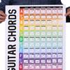 Guitar Chord Chart Guitar Aid Chord Teaching Assistant Guitar Beginner Trainer Chord Guitar Aid Guitar Chords Poster