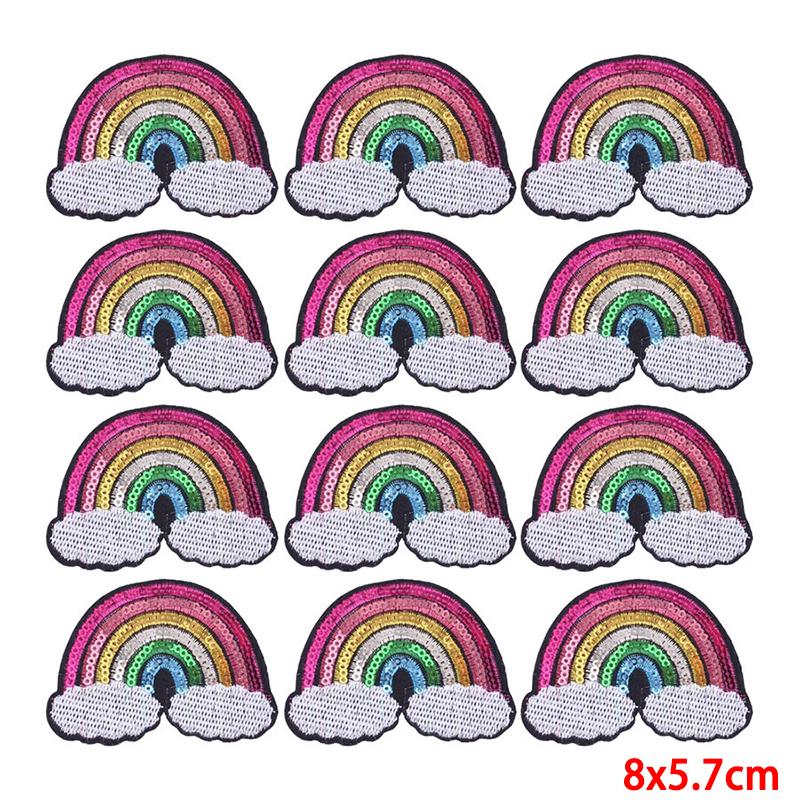 10 ks/šarže Velkoobchod Vyšívací nášivka Nažehlovací záplaty na oděvy Záplaty na oděvy Bundy Dekor Nášivka Šití potřeby