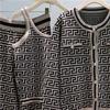 Women's Autumn/Winter Jacquard Knit Cardigan, Vest, and Wide-Leg Pants Set