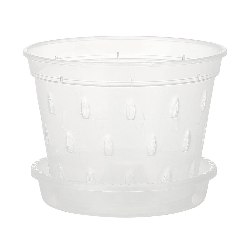 Orchid Pots with Holes Breathable Clear Plastic Orchid Planter Plant Pot for Indoor Outdoor Garden