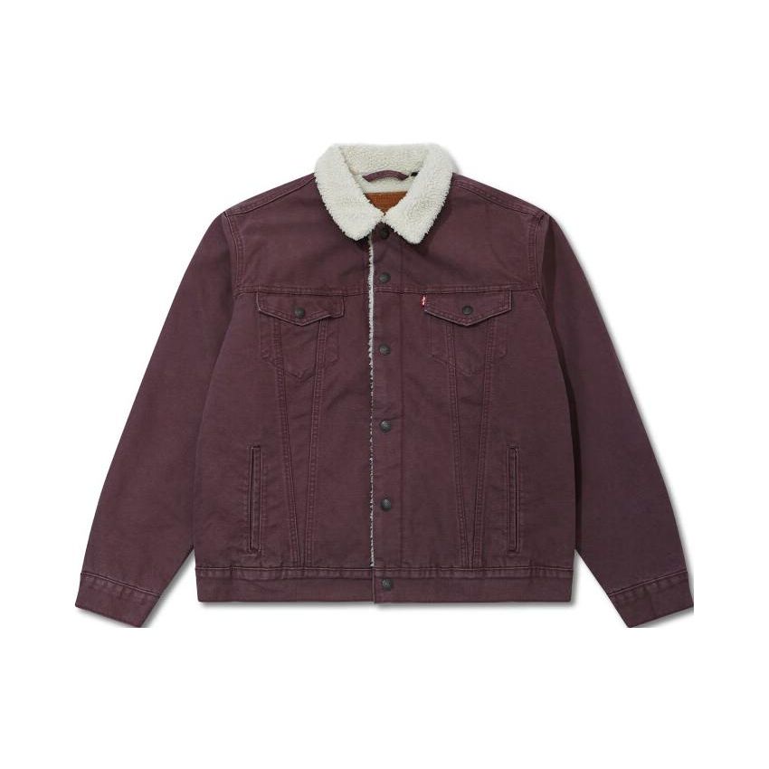 

Levis FW22 Solid Corduroy однобортная куртка с лацканами мужские куртки красные 16365-0185 S