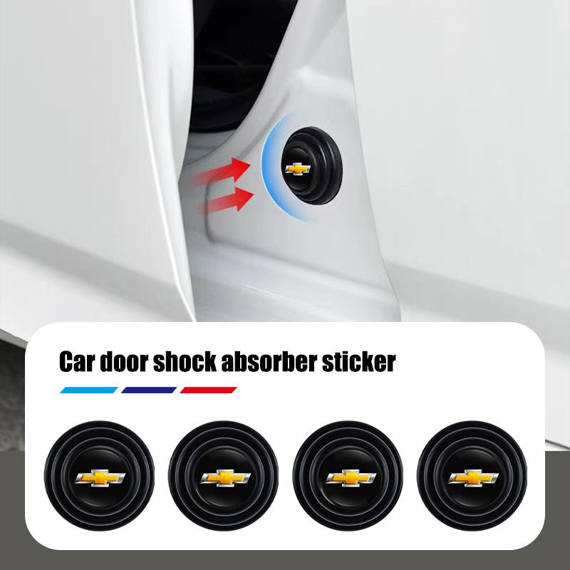 Car Door Shock Absorber Protection Sticker Accessories For Chevrolet Corvette Montana TrailBlazer Silverado Traverse Camaro Subu