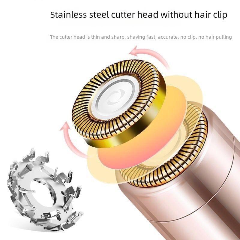 Electric Lipstick Shaver & Eyebrow Trimmer for Women | Mini Facial Hair Removal Device
