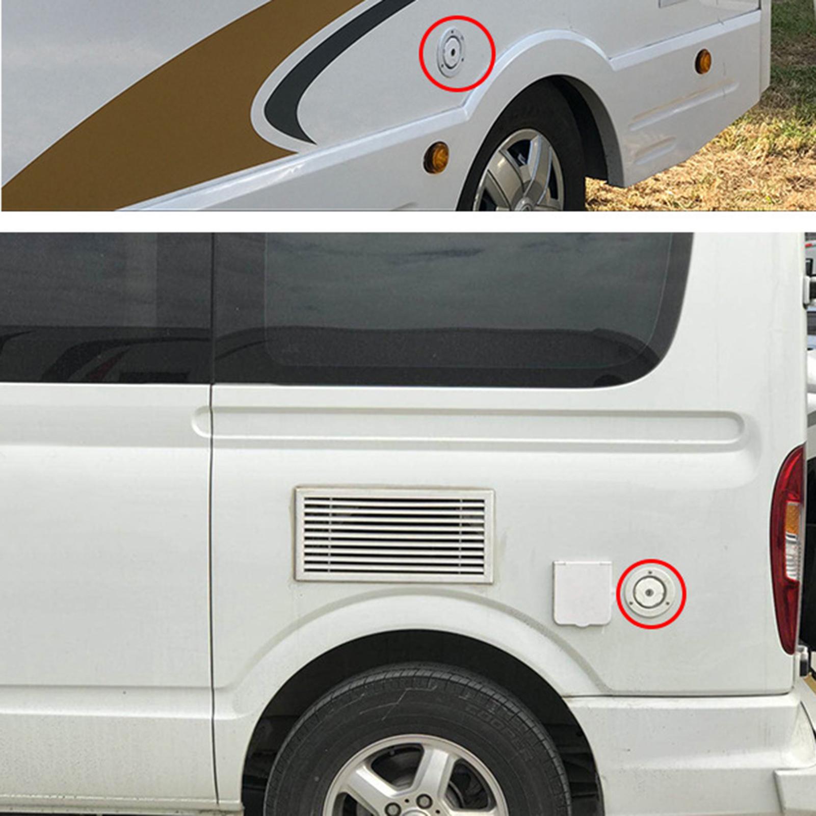 

Gravity Water Inlet Lockable Cap with Lock,Hatch Filter Lockable for RV Boat Camper Trailer Caravan белый