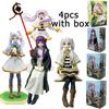 4Pcs Furyu Noodle Stopper Sousou No Frieren Anime Girl Figure Frieren Beyond Journey'S End Action Figure Collectible Model Toys