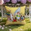 Federa Cuscino Anime A-Asterix Copricuscino Doppia Scena per Casa e Auto: Reversibile per un Comfort Premium