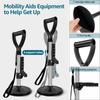 Mobility Aids Tool Height Adjustable Stand Assist Aid 6 inch Base Standing Aids Support Nonslip Mobility Assist Tool Lift Assist