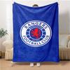1pc Glasgow Rangers Blanket, Gift, for Men and Women, Soft Blanket, Good for Sofa Bed Couch Travel, Lightweight Flannel Blanket
