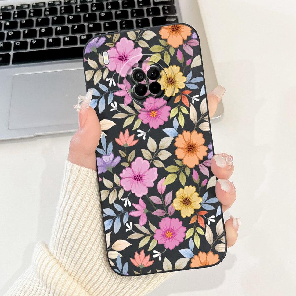 For Huawei Y9a Case FRL-23 FRL-L22 Fashion Painted Cover Soft Silicone TPU Phone Case For Huawei Y 9a Y9a Back Cover