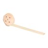 Utensili in Legno Cucchiaio da Zuppa per Hot Pot Cucchiaio Forato con Manico Lungo per Cucinare in Casa Scolapasta