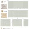 iMAT Flip Cutting Mat, M Type, Double-Sided, TPE, Foldable, Light Gray