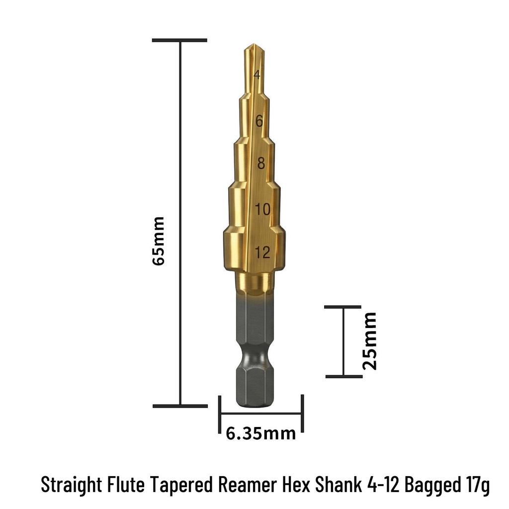 High-Efficiency Hex Shank Pagoda Drill Bit Set for Woodworking – Durable Hole Openers & Expanders
