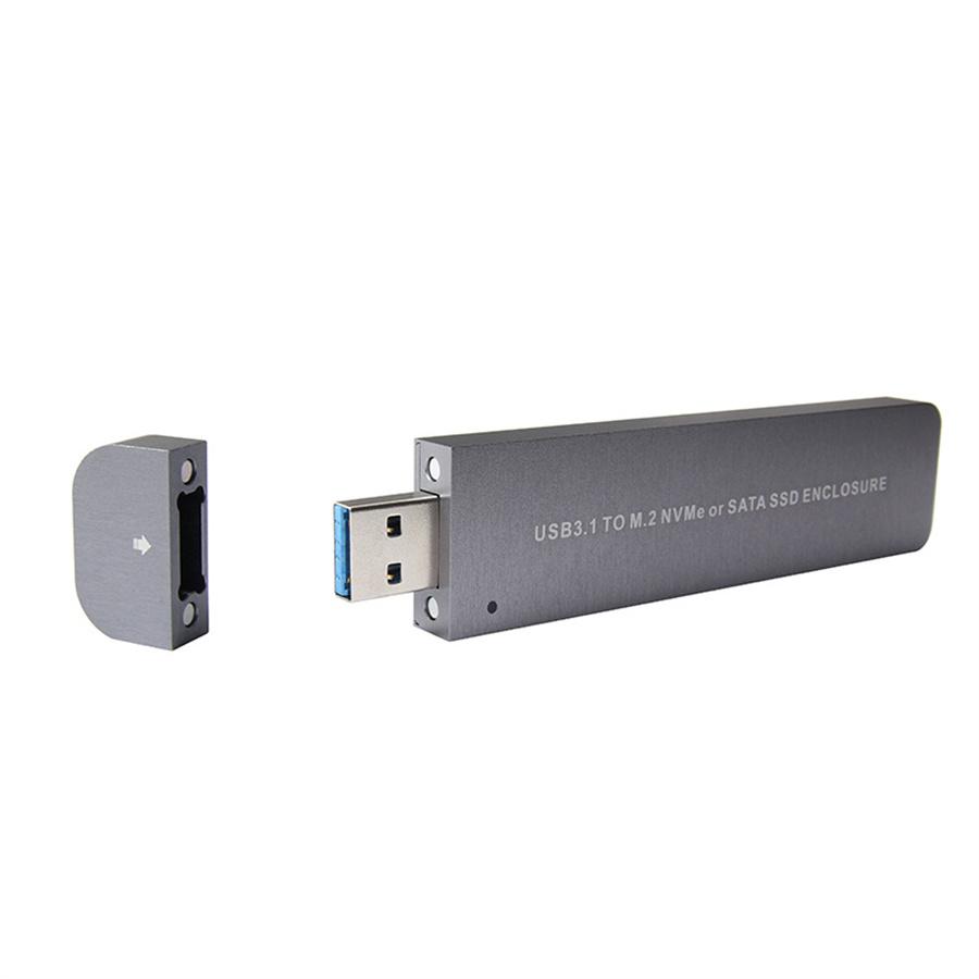 

M.2 SSD M.2 NVME Protocol Disk NGFF SATA Protocol Adapter Card RTL9210B TYPEC3.1