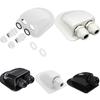 Waterproof ABS Solar Panel Double/Single Hole Wire Cable Entry Gland Sealing Junction Box Curved Connector For RV Caravan