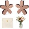 2 Pack Copper Discs for Fresh Cut Flowers, Natural Flower Food Alternative, Keeps Vase Water Clean & Clear, Reble Vase Water Cleaner (Flowers)