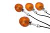 New self Honda CB Series General Purpose Hawk Type Bike Turn Signals Set of