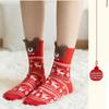 Deer Winter Christmas Cotton Socks Soft Warm Floor Socks Bear Cartoon Carpet Socks Women