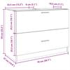 Washbasin Cabinet In Sonoma Oak 78 X 37 X 59 Cm Particleboard