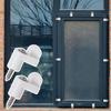 Reusable Window Screen Clip with Screws Prevent Shaking Offset Window Clips for Fastens Winter Window Screens, Storm Window