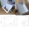 Stainless Steel Built-In Trash Can with Hidden Side Disposal Opening