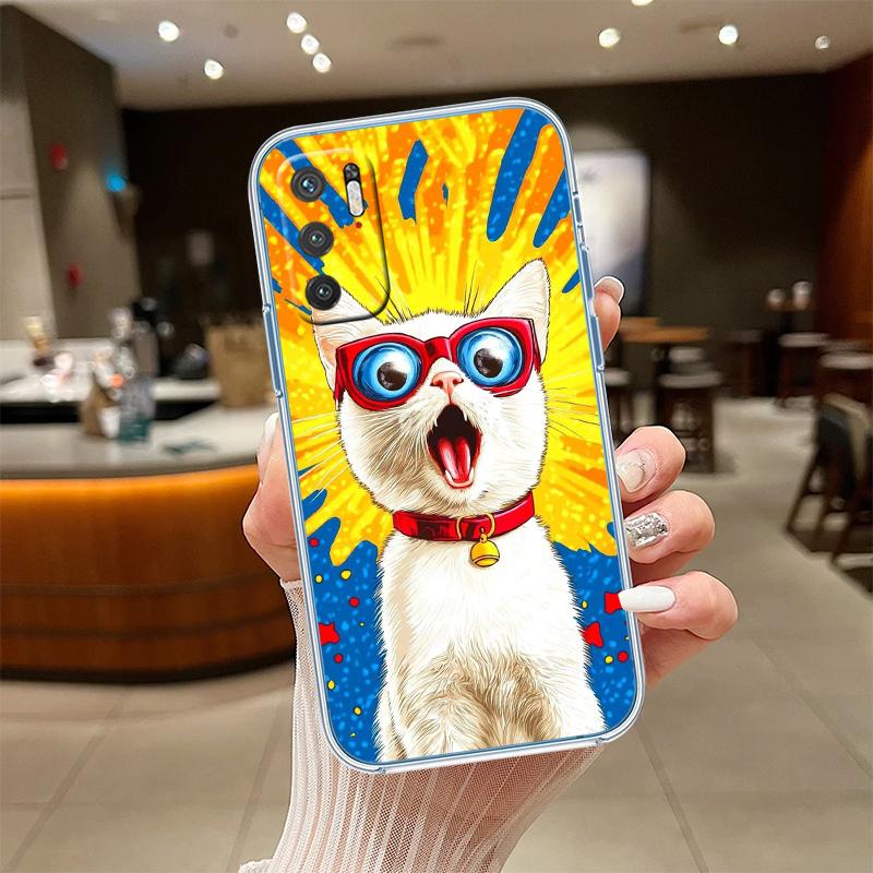 

UP20 Cat Kitten Meow Transparent Phone Case for Motorola Moto Edge 20 30 40 50 S30 Fusion Ultra Pro Neo Lite + G200 G23 Motorola Edge 20