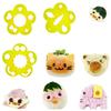 Kitchen Embossing Rice Seaweed Maker Making Decoration Device DIY Ball Molds Moulds 2/3/4Pcs Bento Cutter Cartoon Gadgets Sushi