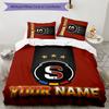 3pcs AC Sparta Praha Cover Set - Personalized Name, HD Printed Bedding with 1 Cover and 2 Pillowcases - Perfect for Home Decor, Easy Care