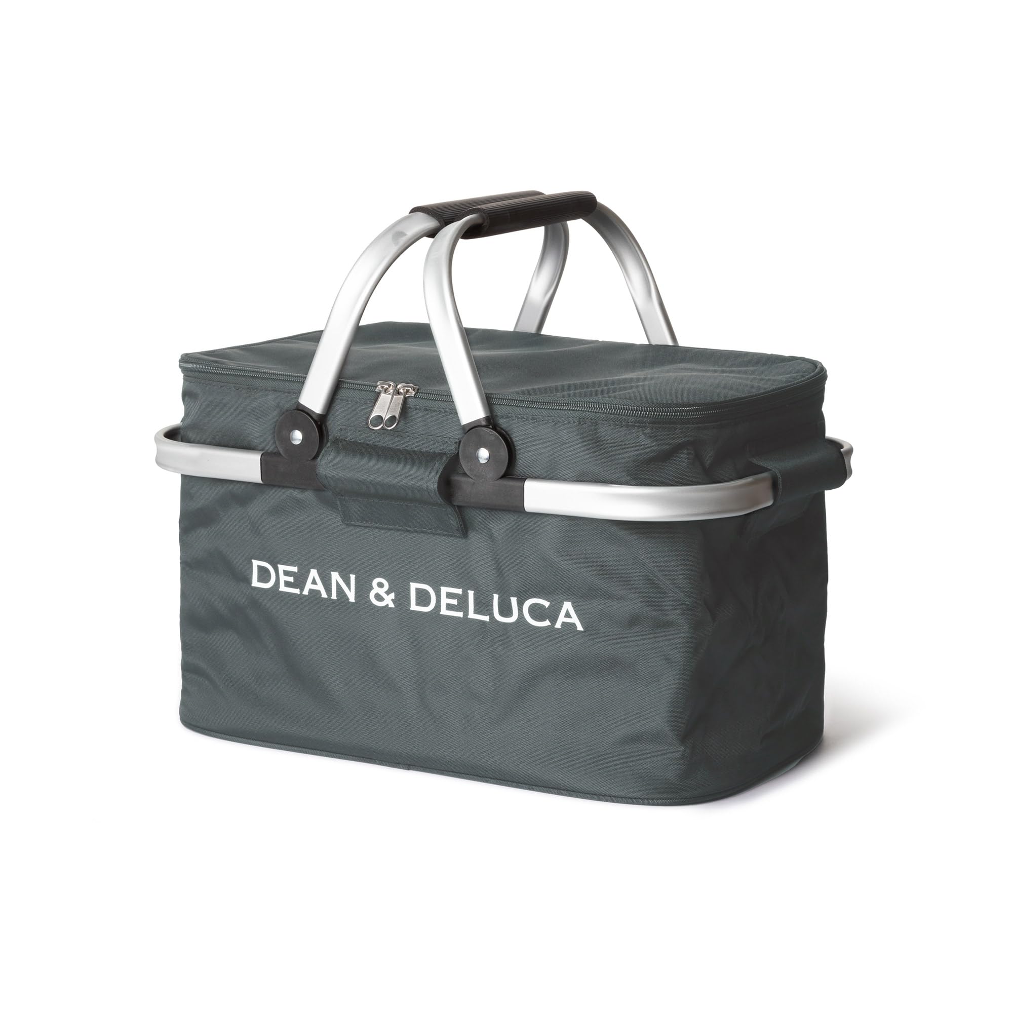 

DEAN DELUCA Aluminum Handle Cooler Charcoal Gray & Bag, сірий колір