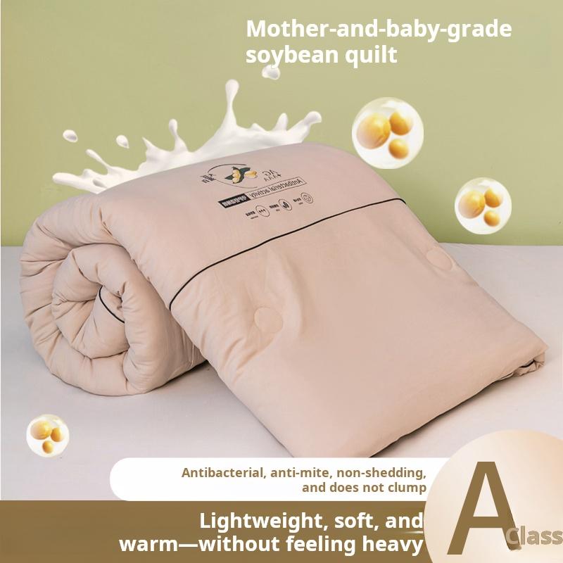 A-class Soybean Fiber Warm Quilt Core Antibacterial Spring and Autumn Blanket for Single and Double People
