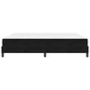 Box Spring Bed with Mattress Black 200 x 200 cm Fabric
