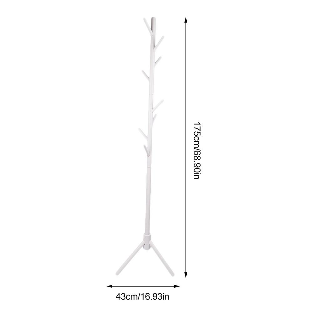 Clothes Hanger Coat Rack Hat Hanger Hallstand Hat Rack Floor Pine Coat Stand Convenient Hanger For Home Office