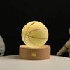 Starry Elk Crystal Ball Night Light - 3D Carved Luminous Desktop Ornament for Christmas, Birthdays, or Valentine's Day