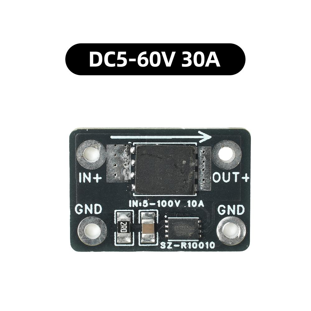 20A/25A/30A high-current ideal diode module DC 4-90V/60V Anti-Reverse Flow for Solar Charging & Battery protect module