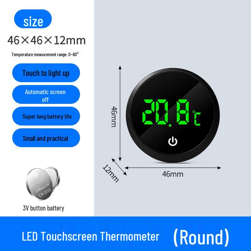 High-Precision Aquarium Thermometer for Fish and Turtle Tanks