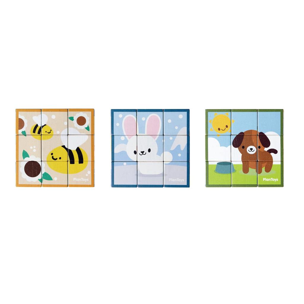 PlanToys Animal Puzzle Cube (4649)