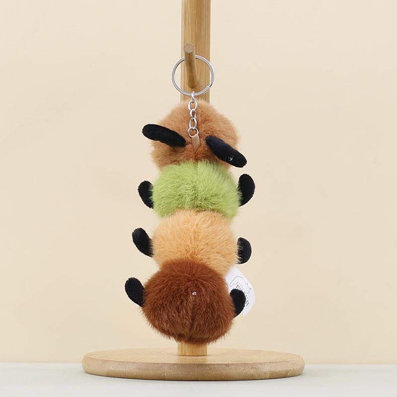 

Snails Bees Spiders Insects Plush Pendants Cartoon Doll Bags Keychains Gift Caterpillar