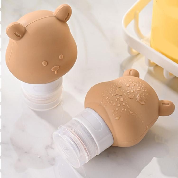Silicone Bear Travel Bottle Leak Proof Squeezable Refillable Travel Accessories