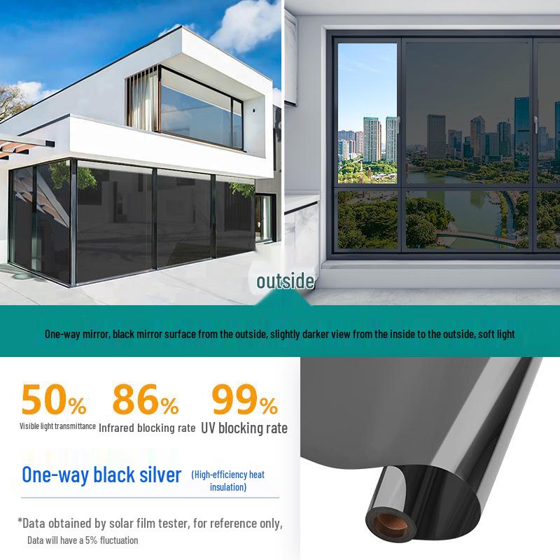 One-Way Vision Heat Insulation Sun Protection Glass Film