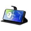 For Motorola Moto E14 4G/G04 4G/G04s 4G/G24 4G Case Solid Color Leather Mobile Cover Wallet Stand with Strap