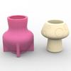 Elegant Mushroom Shaped Sturdy Silicone Flower Pots Mould Tool Must Have Accessory for Home Use Resin Art Enthusiasts