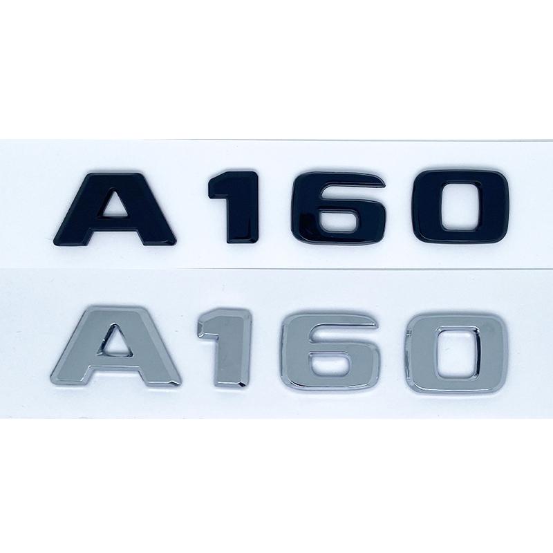 3D Buchstaben A180 A200 A220 A250 A260 A180d A220d 4Matic ABS Emblem für Mercedes Benz A Auto Kofferraum Heck Logo Aufkleber