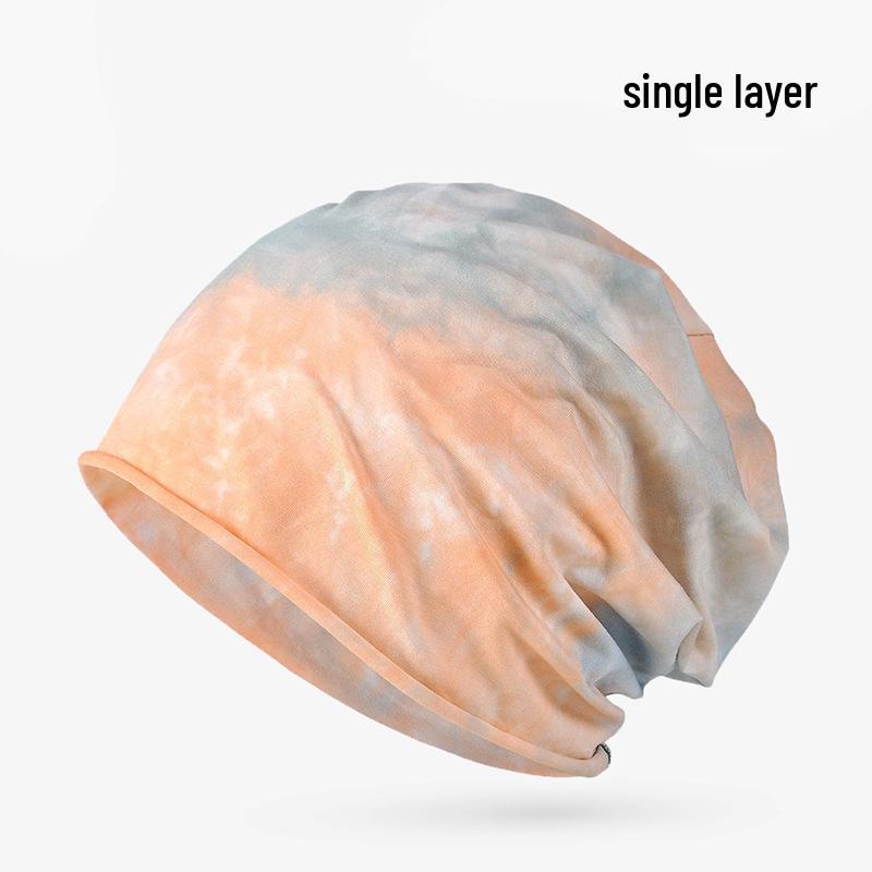 Unisex Lightweight Cotton Headscarf: Spring/Summer Breathable Cap & Sleep Hat