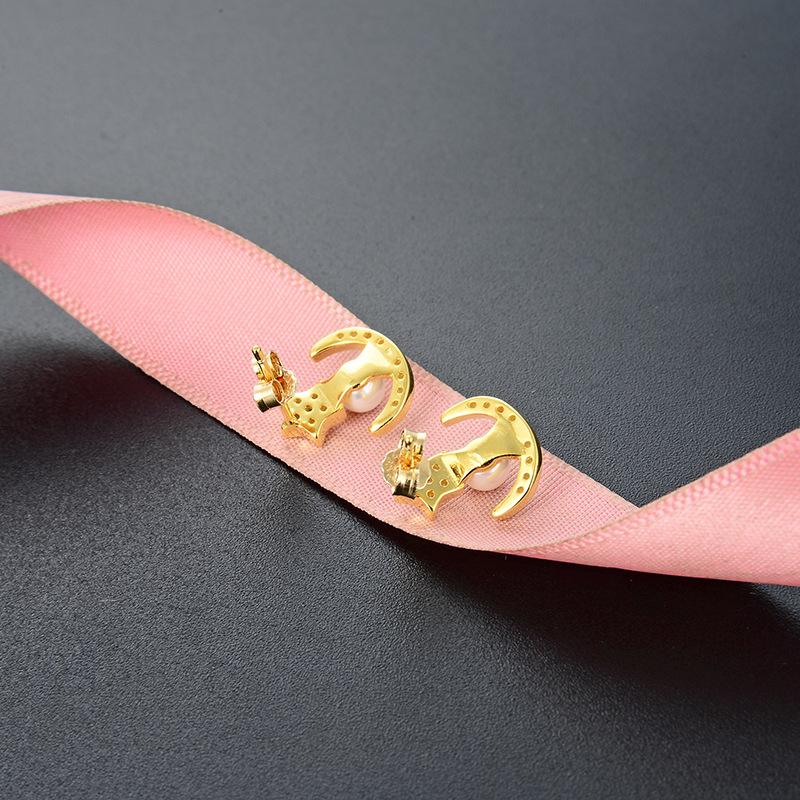 Lindon 925 Sterling Silver Synthetic Pearl Earrings Drop Earrings For Women Wedding Party Gifts