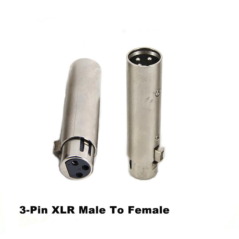 1 ΤΕΜ 3-Pin XLR αρσενικό θηλυκό σε αρσενικό θηλυκό Ακουστικό Μικρόφωνο Μικροφώνου Προσαρμογέας Συνδετήρας Xlr 3pin Θηλυκό Αρσενικό σε Προσαρμογέα Xlr Θηλυκό