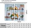 Retro Happy Camper Curta,Rustic Wood Plank Camping Travel Trailer Blackout Rod Pocket Window Curtain,For Boys Girls Living