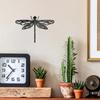 Duża metalowa sztuka ścienna z ważką, styl vintage, bohema, kute żelazo, dekoracja zewnętrzna do ogrodu, odporna na warunki atmosferyczne, wykwintny, unikalny prezent