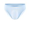 New 3D Convex Threaded Ice Silk Men's Transparent Briefs - Sexy and Trendy One-Piece Design